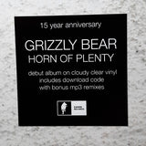 Grizzly Bear : Horn Of Plenty (LP, Album, RE, Cle)
