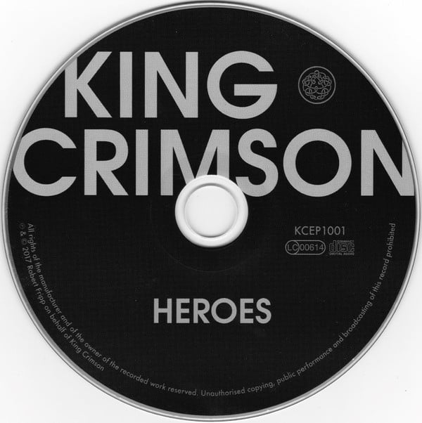 King Crimson : Heroes  (CD, EP, Gat)