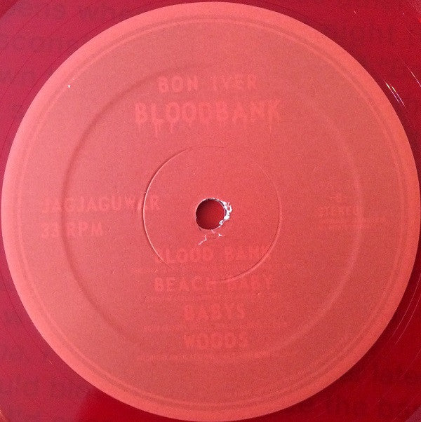 Bon Iver : Blood Bank (12", EP, Ltd, RE, Red)