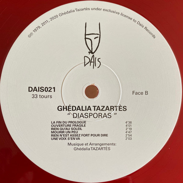 Ghédalia Tazartès : Diasporas (LP, Album, Ltd, RE, RM, Cle)