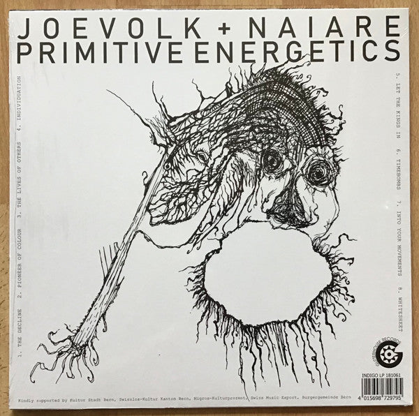 Joe Volk + Naiare : Primitive Energetics (LP, Album)