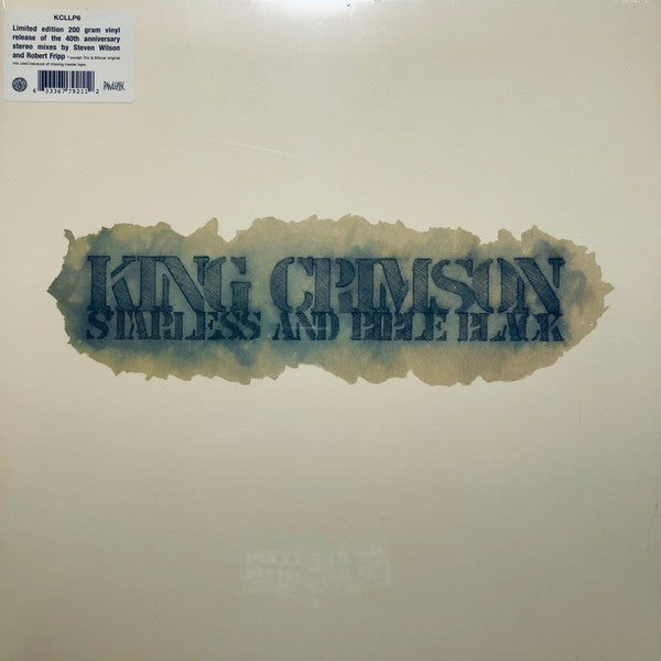 King Crimson : Starless And Bible Black (LP, Album, Ltd, RE, 200)