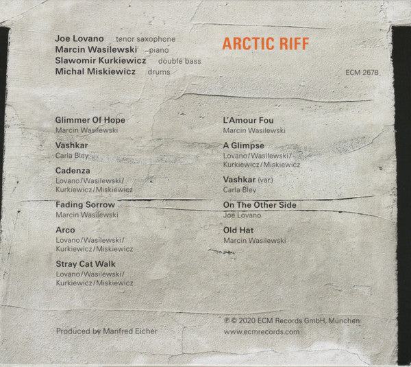 Marcin Wasilewski Trio / Joe Lovano : Arctic Riff (CD, Album)