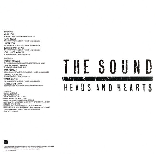 The Sound (2) : Heads And Hearts (LP, Album, Ltd, RE, Cle)