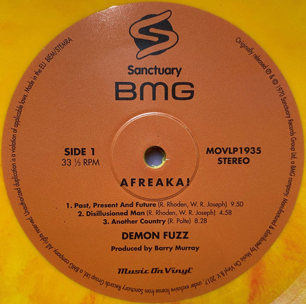 Demon Fuzz : Afreaka! (LP, Album, Ltd, Num, RE, Ora)