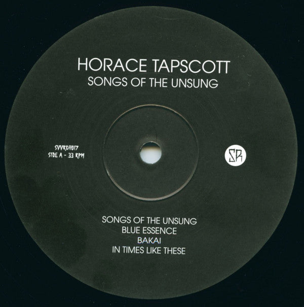 Horace Tapscott : Songs Of The Unsung (LP, Album, RE)