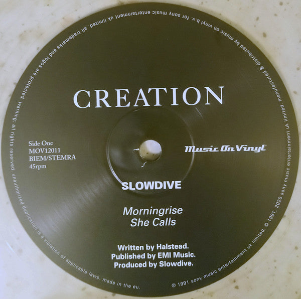 Slowdive : Morningrise (12", EP, Ltd, Num, RE, Cle)