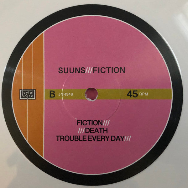 Suuns : Fiction (12", EP, Whi)