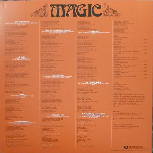 Magic (21) : Magic (LP, Album, RE)