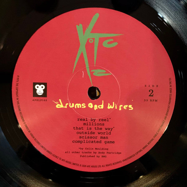 XTC : Drums And Wires (LP, Album, 200 + 7", Single, Ltd + RE)