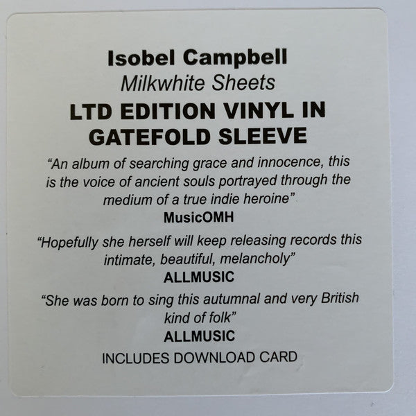 Isobel Campbell : Milkwhite Sheets (LP, Album, Ltd, RE, Red)