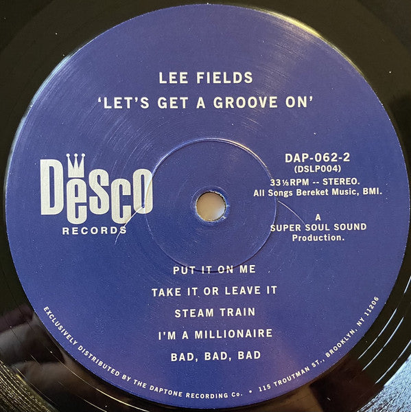 Lee Fields : Let's Get A Groove On (LP, Album, RE, RM)