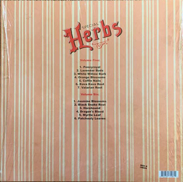 Metal Fingers : Special Herbs Vols 5&6 (2xLP, Comp, RE)