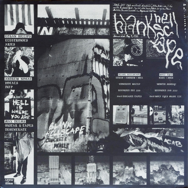 Wolf Eyes / Blank Hellscape : Winter Sunday / Concrete Walls  (LP, EP)