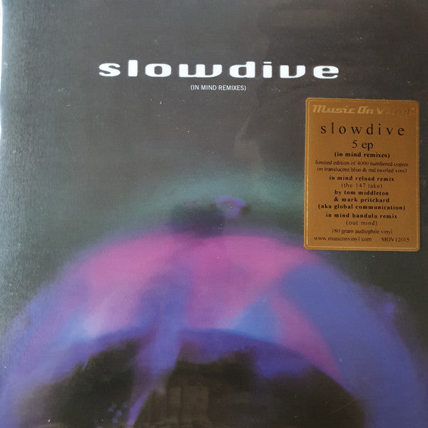 Slowdive : 5 EP (In Mind Remixes) (12", EP, Ltd, RE, Blu)