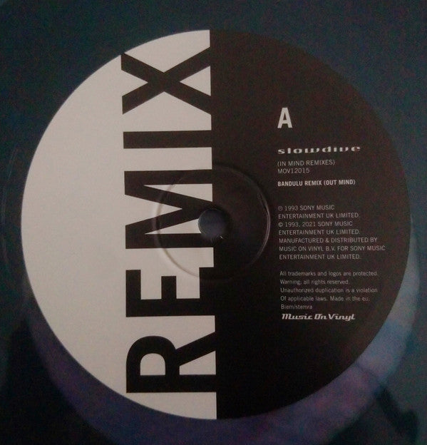 Slowdive : 5 EP (In Mind Remixes) (12", EP, Ltd, RE, Blu)