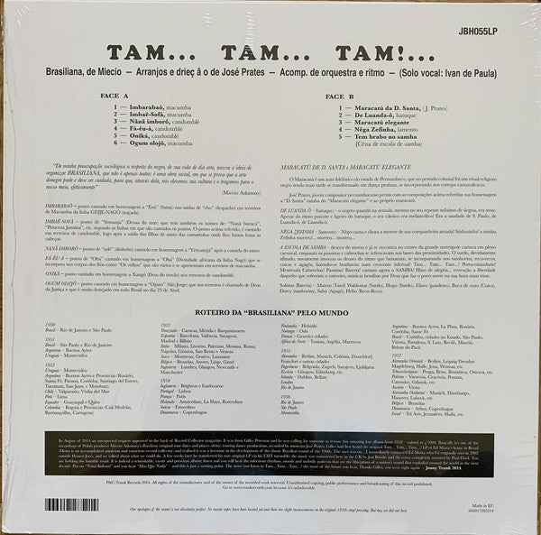 José Prates : Tam... Tam... Tam...! (LP, Album, RE, RM)