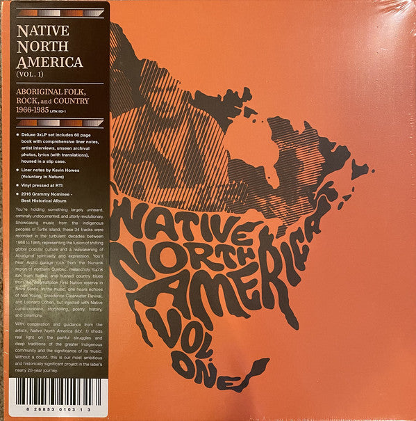 Various : Native North America (Vol. 1) (Aboriginal Folk, Rock, And Country 1966-1985) (3xLP, Comp, RE + Box, RE)