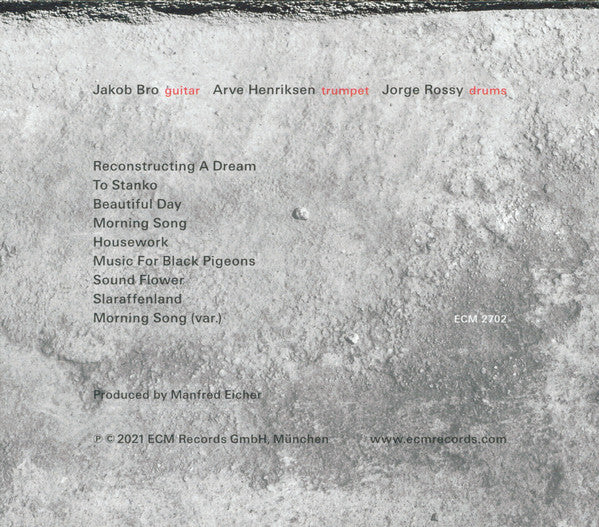 Jakob Bro, Arve Henriksen, Jorge Rossy : Uma Elmo (CD, Album)