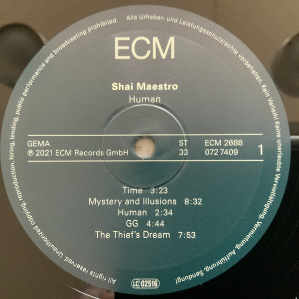 Shai Maestro : Human (LP, Album)