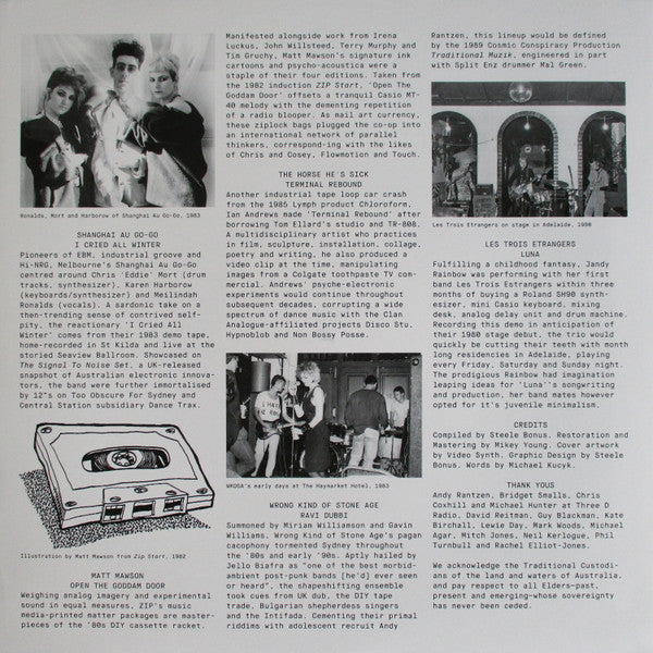 Various : Oz Echoes: DIY Cassettes And Archives 1980​-​1989 (LP, Comp)