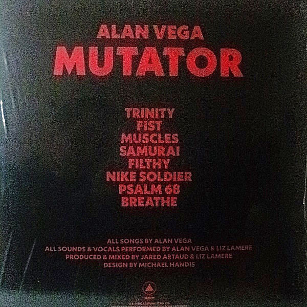 Alan Vega : Mutator (LP, Album)