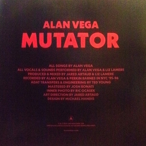Alan Vega : Mutator (LP, Album)