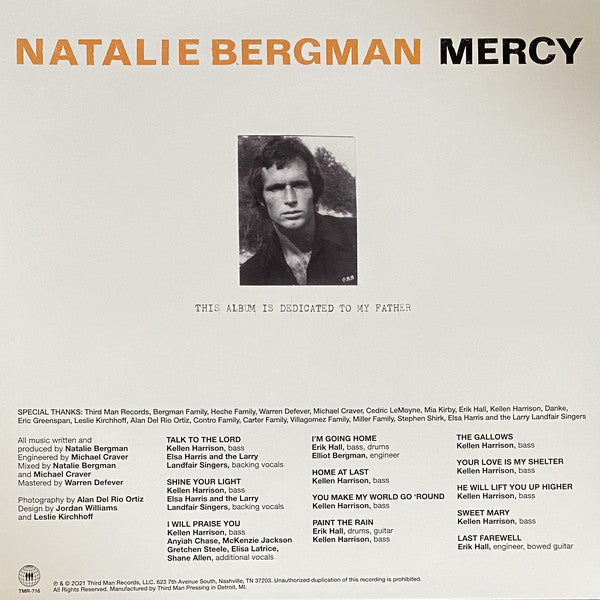 Natalie Bergman : Mercy (LP, Album)