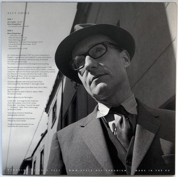 William S. Burroughs : Ali's Smile (LP, Ltd, RE)