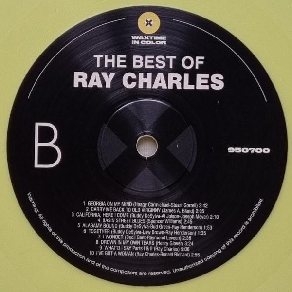 Ray Charles : The Best Of Ray Charles (LP, Comp, Ltd, Yel)