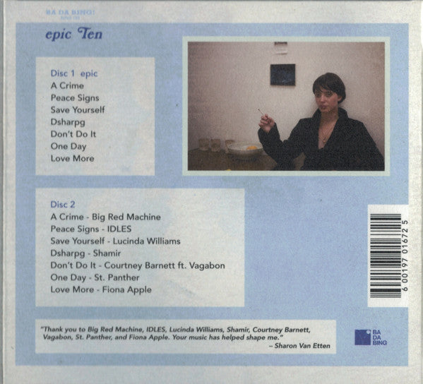 Sharon Van Etten : Epic Ten (2xCD, Album)