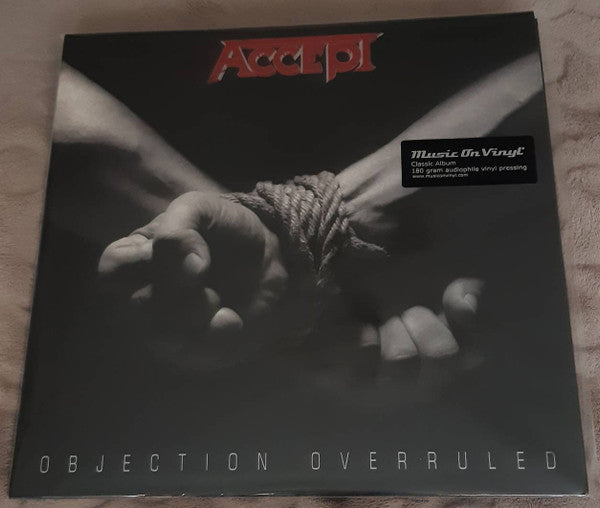 Accept : Objection Overruled (LP, Album, RE, 180)