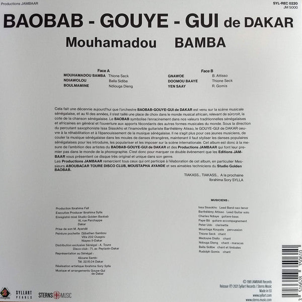 Orchestra Baobab : Mouhamadou Bamba (LP, RE, RM)