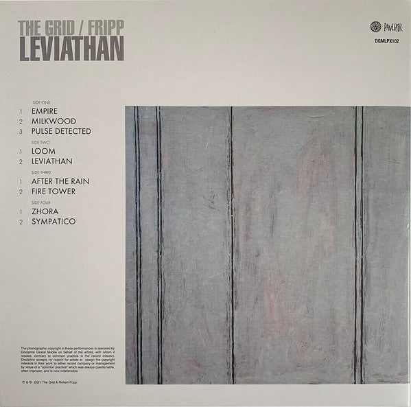 The Grid / Robert Fripp : Leviathan (2xLP, Album, 200)