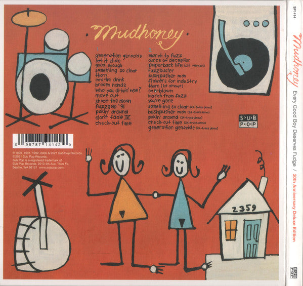 Mudhoney : Every Good Boy Deserves Fudge (CD, Album, RE + CD, Comp + Dlx, RM)