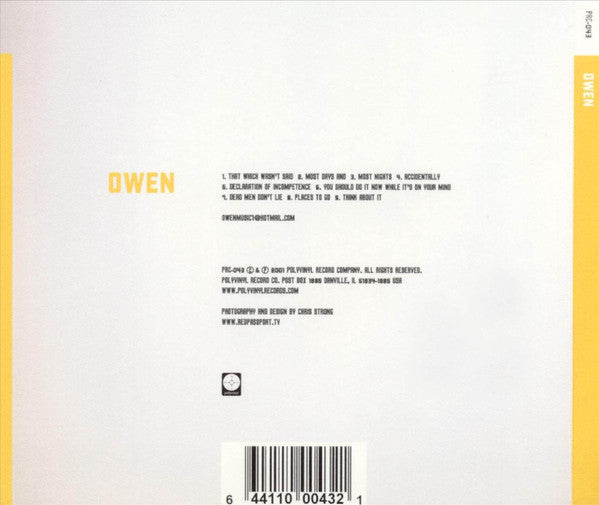 Owen (4) : Owen (CD, Album)