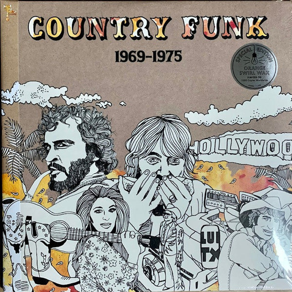Various : Country Funk 1969-1975 (2xLP, Comp, Ltd, RM, Ora)