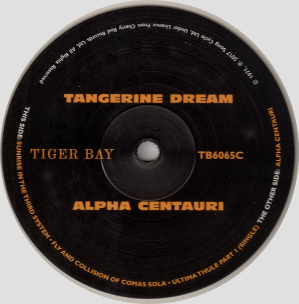 Tangerine Dream : Alpha Centauri (LP, Album, RE, RM, Cle)