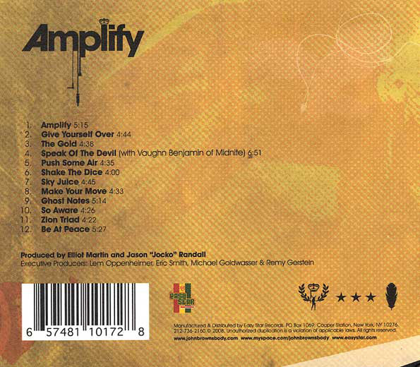 John Brown's Body (2) : Amplify (CD, Album)