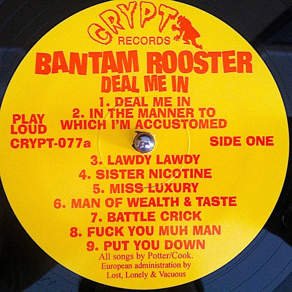 Bantam Rooster : Deal Me In (LP, Album)