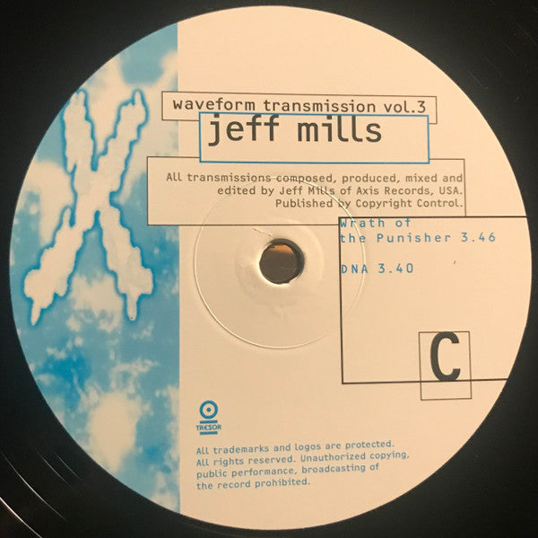 Jeff Mills : Waveform Transmission Vol. 3 (2x12", Album, RE)