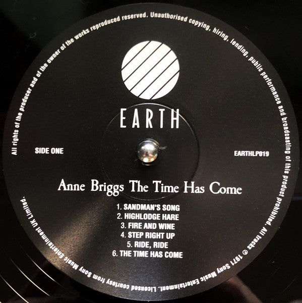 Anne Briggs : The Time Has Come (LP, Album, RE, RP)