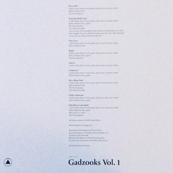 Caleb Landry Jones : Gadzooks Vol. 1 (LP, Album, Dlx, Ltd, Red)