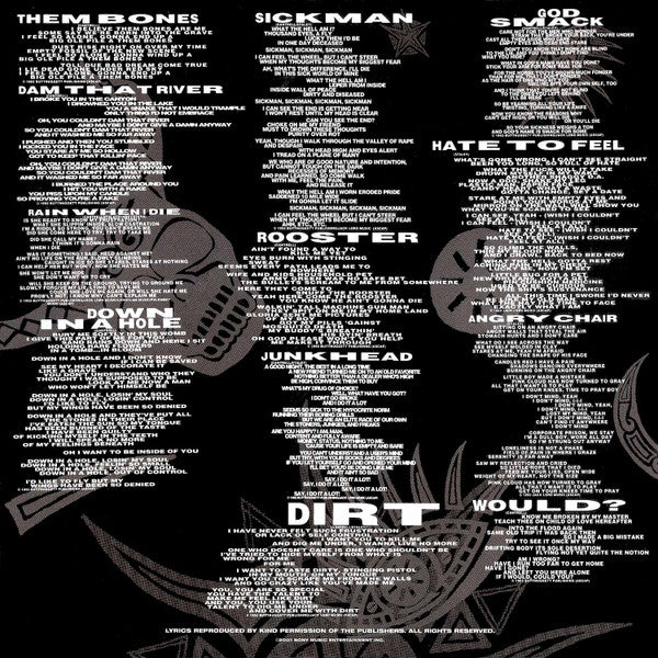 Alice In Chains : Dirt (LP, Album, RE, RM, 180)