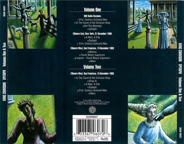 King Crimson : Epitaph (Volumes One & Two) (2xCD, Album, RE)