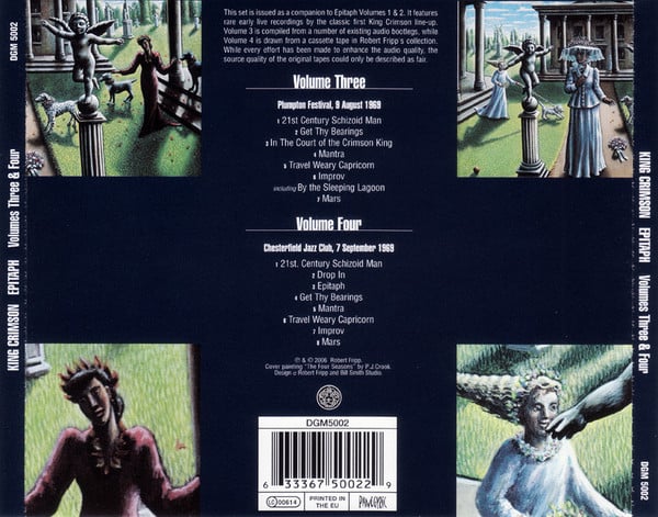 King Crimson : Epitaph (Volumes Three & Four) (2xCD, Album, RE)