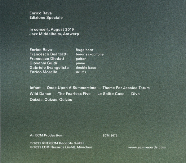 Enrico Rava : Edizione Speciale (CD, Album)