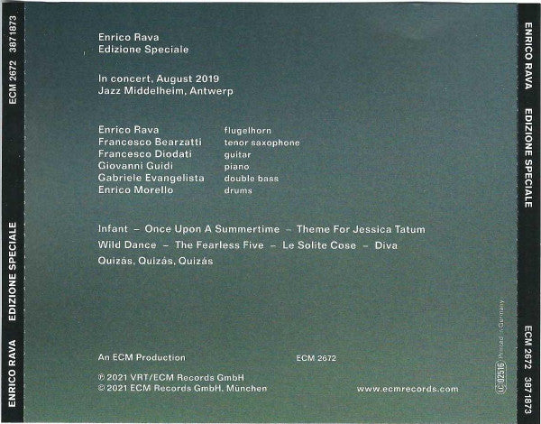 Enrico Rava : Edizione Speciale (CD, Album)