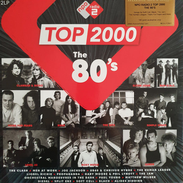 Various : Top 2000: The 80's (2xLP, Comp)