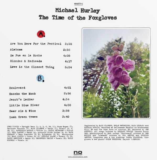 Michael Hurley : The Time Of The Foxgloves (LP, Album)